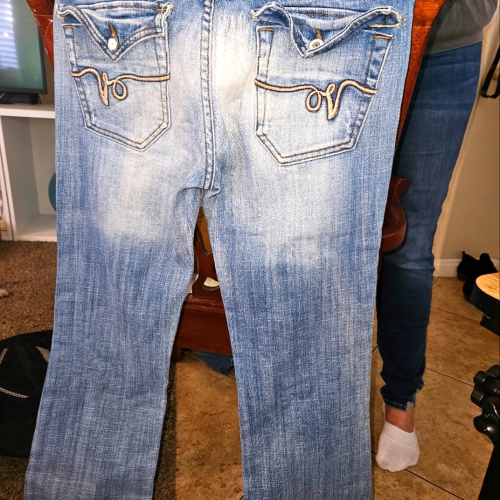 Womens boot cut jeans size 7
